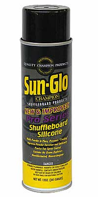 Shuffleboard Silicone Spray